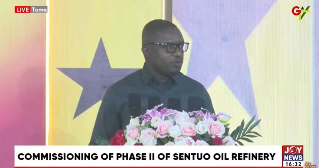 Sentuo Oil Refinery capacity to increase from 40,000 to 100,000 barrels per day – Energy Minister