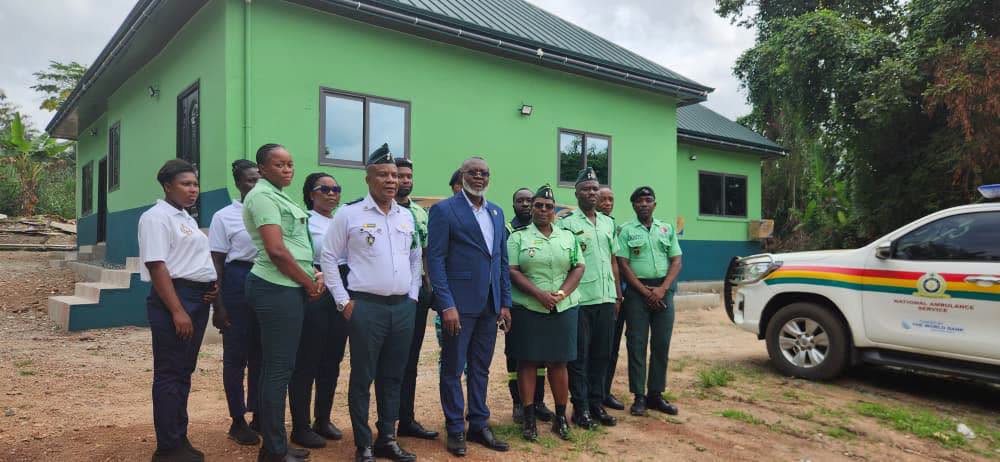 Ambulance Serivice CEO inspects near-completed Volta Regional Administration and Dispatch Centre