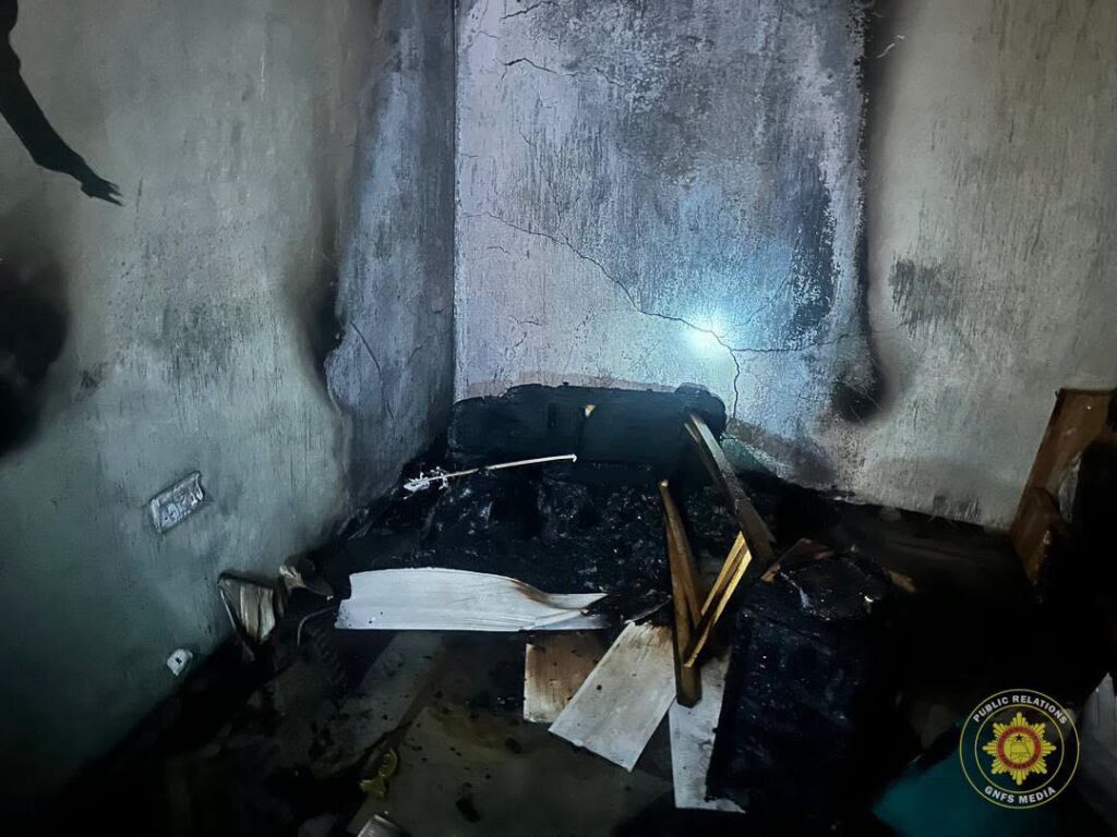 Domestic fire destroys apartment at Race...