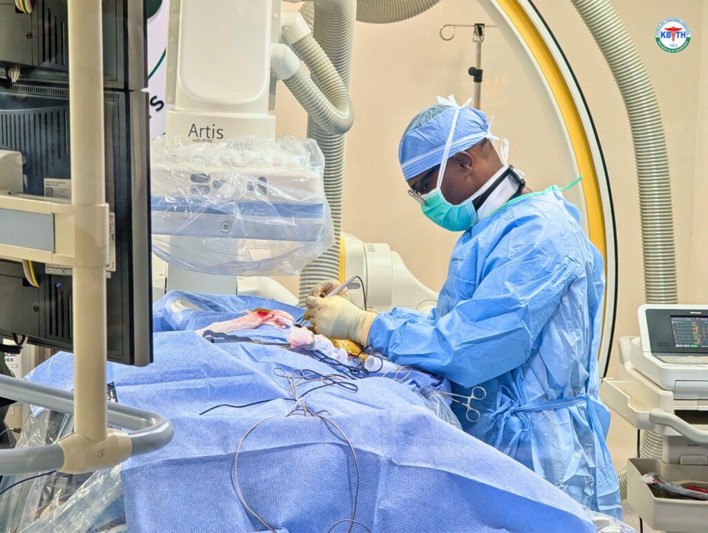 Four patients undergo first procedures at Korle Bu's new Cardiac Cath Lab