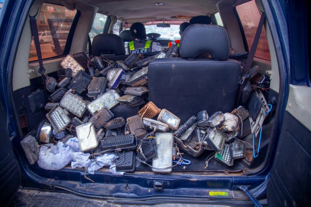 Greater Accra records 1,054 vehicle interceptions in police crackdown on illegal sirens
