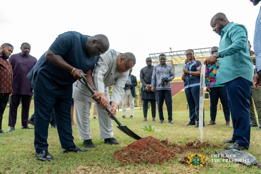 Chief of Staff plants shea tree at Jubilee House to reaffirm government’s commitment to shea industry development