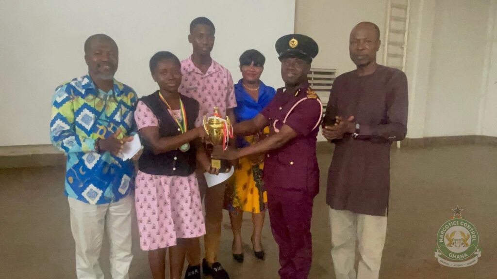 Kumasi Anglican SHS wins NACOC Ashanti poetry competition on drug abuse