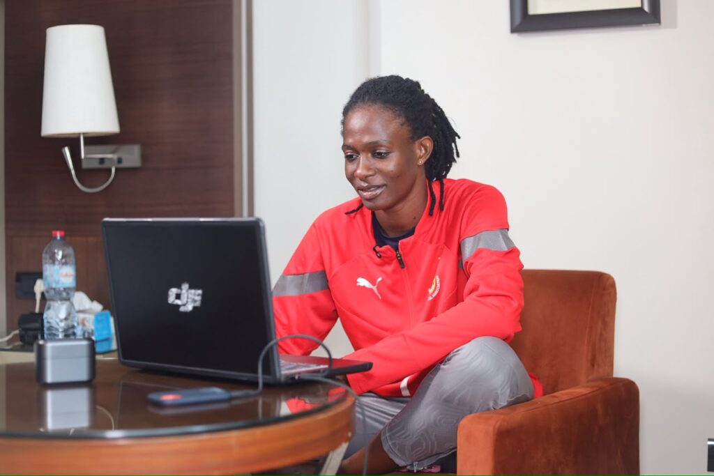 Black Queens' Cynthia Konlan advocates for goalkeeping development at CAF 'Stars Spotlight' webinar