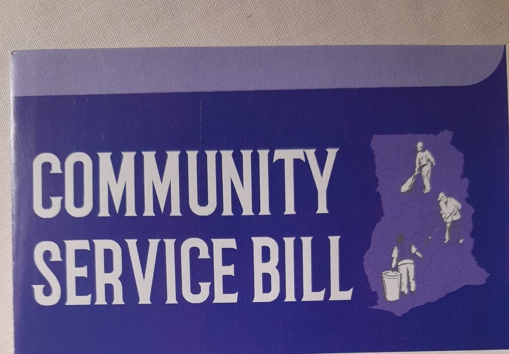 Parliament passes Community Service Bill...