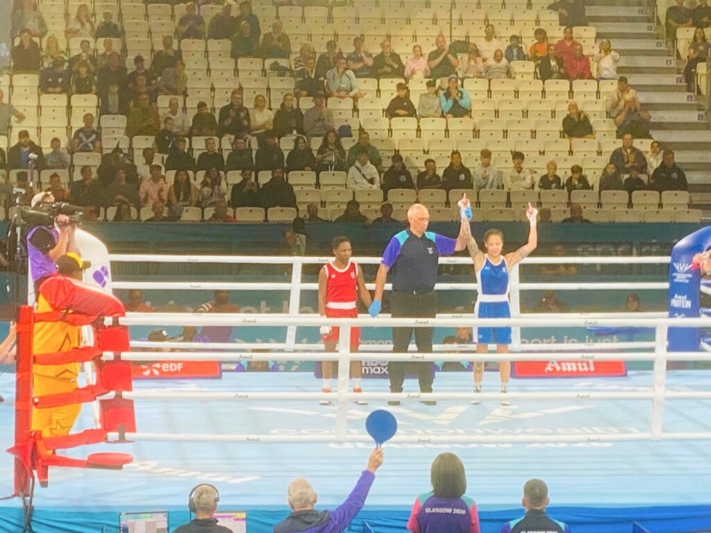 Glasgow 2026: Ramatu Quaye eliminated after round 16 Flyweight loss to Canada's Wall Amber-Jane