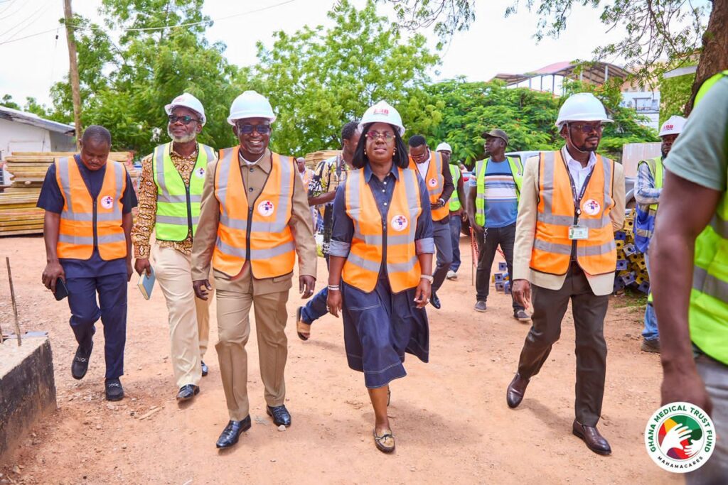Ghana Medical Trust Fund, TTH inspect progress of work at Tamale Cardiology Centre    