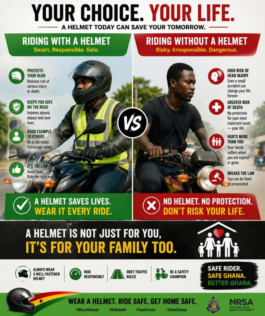 Helmet for Life: Why Ghana must make every ride a safer one