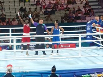 Glasgow 2026: Ghanaian boxer Amadu Mohammed makes Bantamweight quarters after 1st round stoppage of Temakau