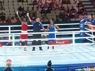 Glasgow 2026: Ghanaian boxer Amadu Mohammed makes Bantamweight quarters after 1st round stoppage of Temakau