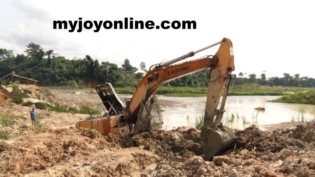 REGSEC impounds 9 excavators in Obuasi...