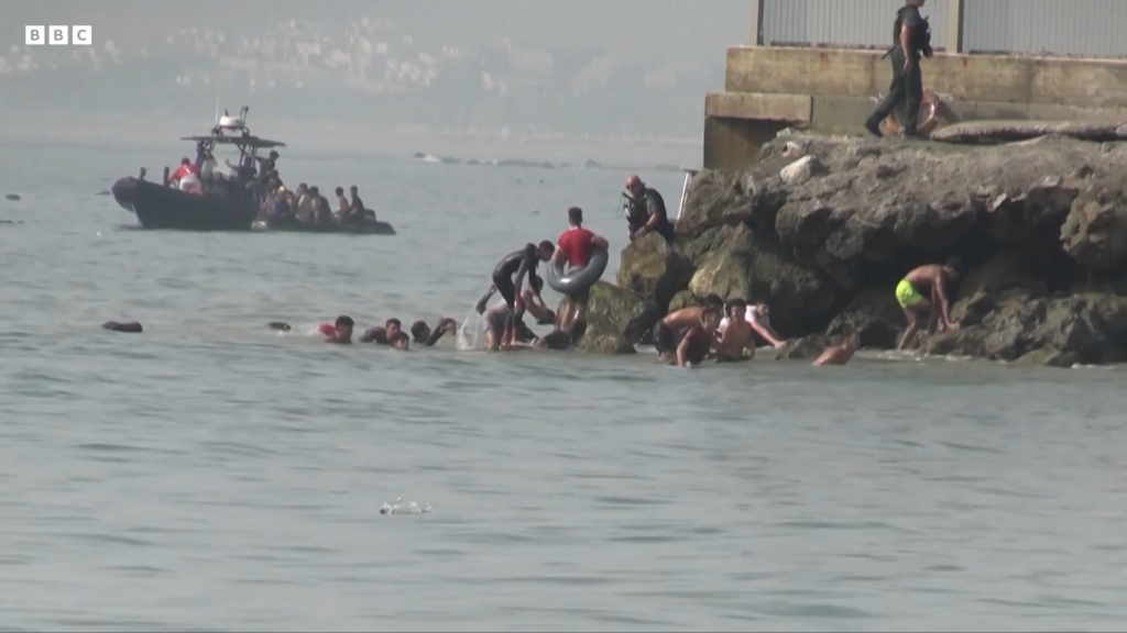Hundreds of migrants enter Spain’s Ceuta enclave as authorities warn of humanitarian crisis