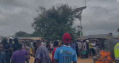 Residents of Amasaman Obeyeyie protest over worsening road conditions