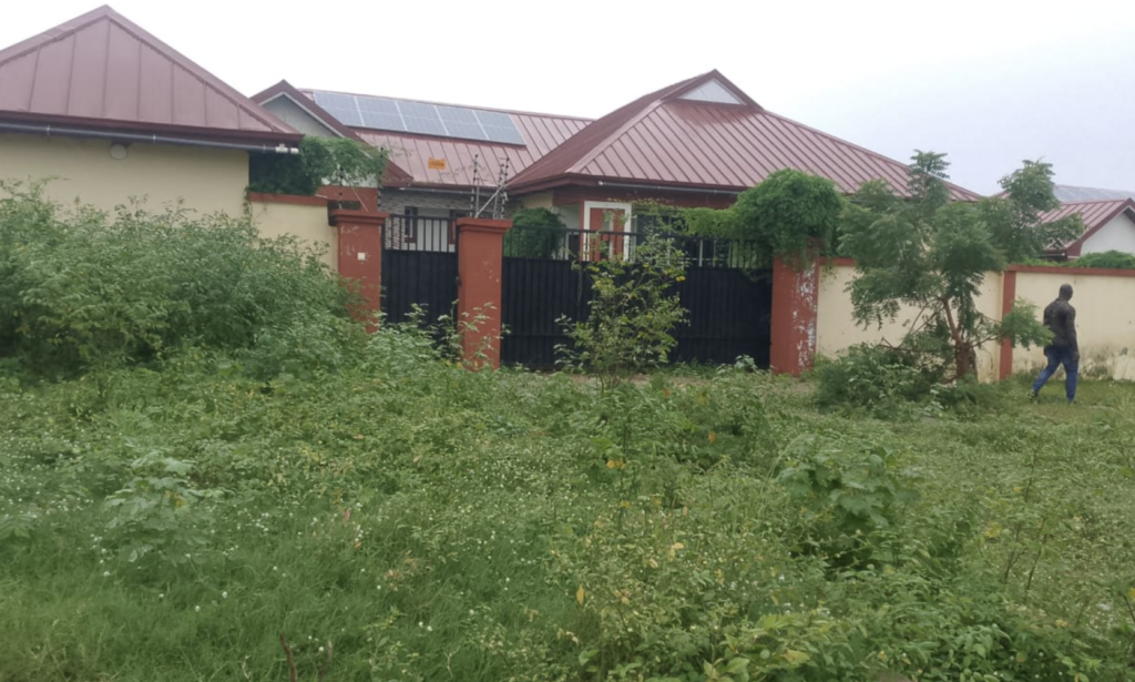 Weeds take over Judicial Service bungalow...