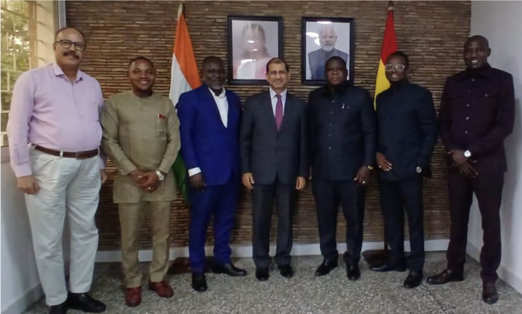 Ghana-India Chamber of Commerce visits Indian High Commissioner in Accra