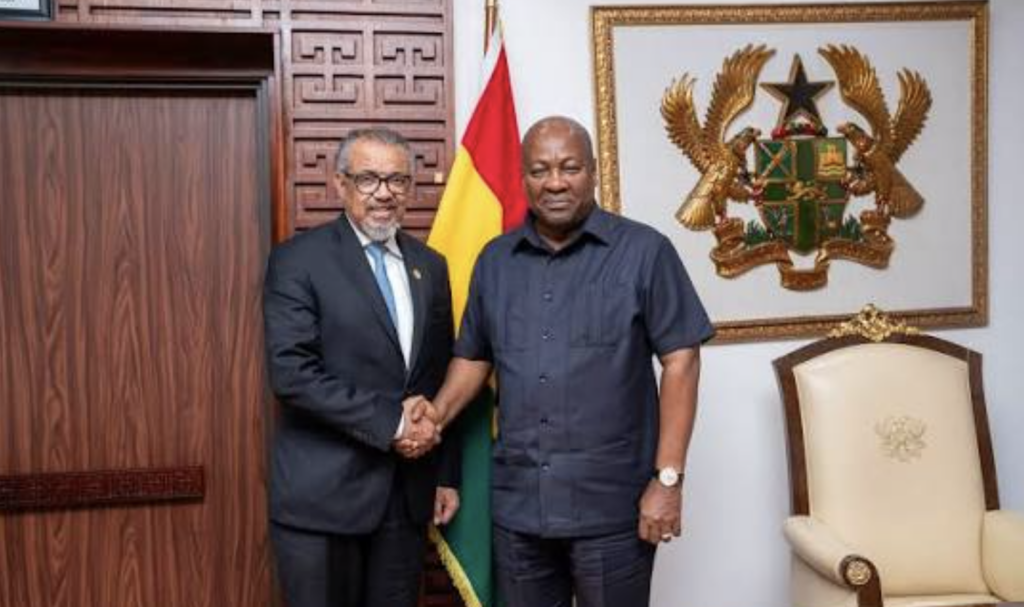 WHO Director-General calls on Mahama