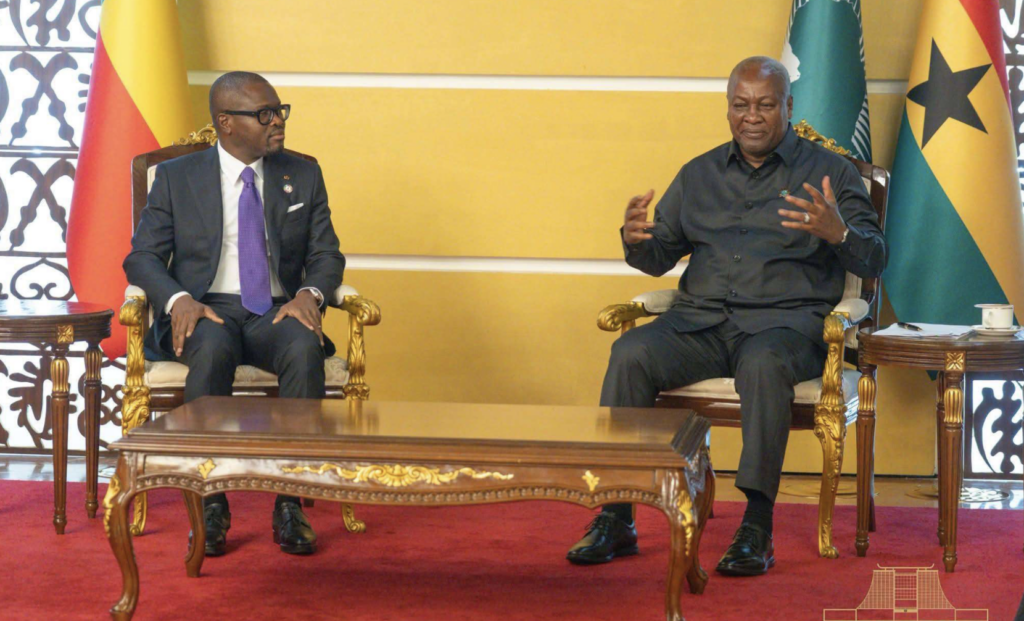 Mahama and Wadagni call for strengthening Ghana-Benin relations