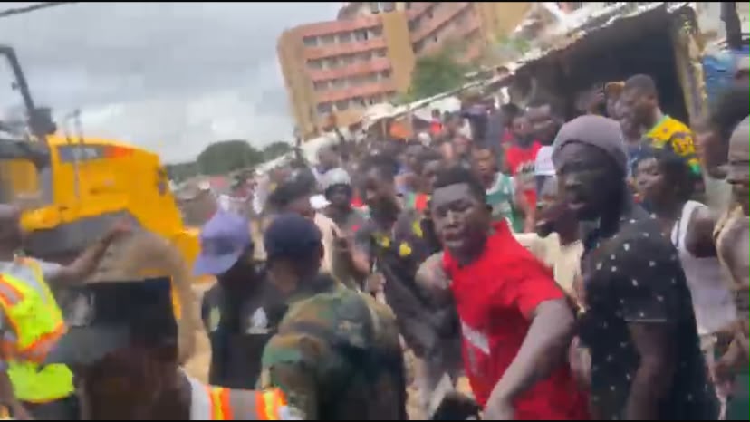 KMA demolition exercise turns chaotic amid squatters' resistance
