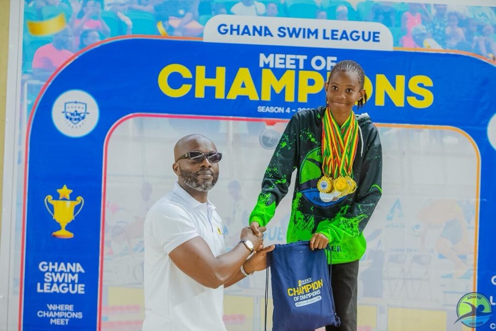 12-year-old swimmer Iyanna takes Meet of...