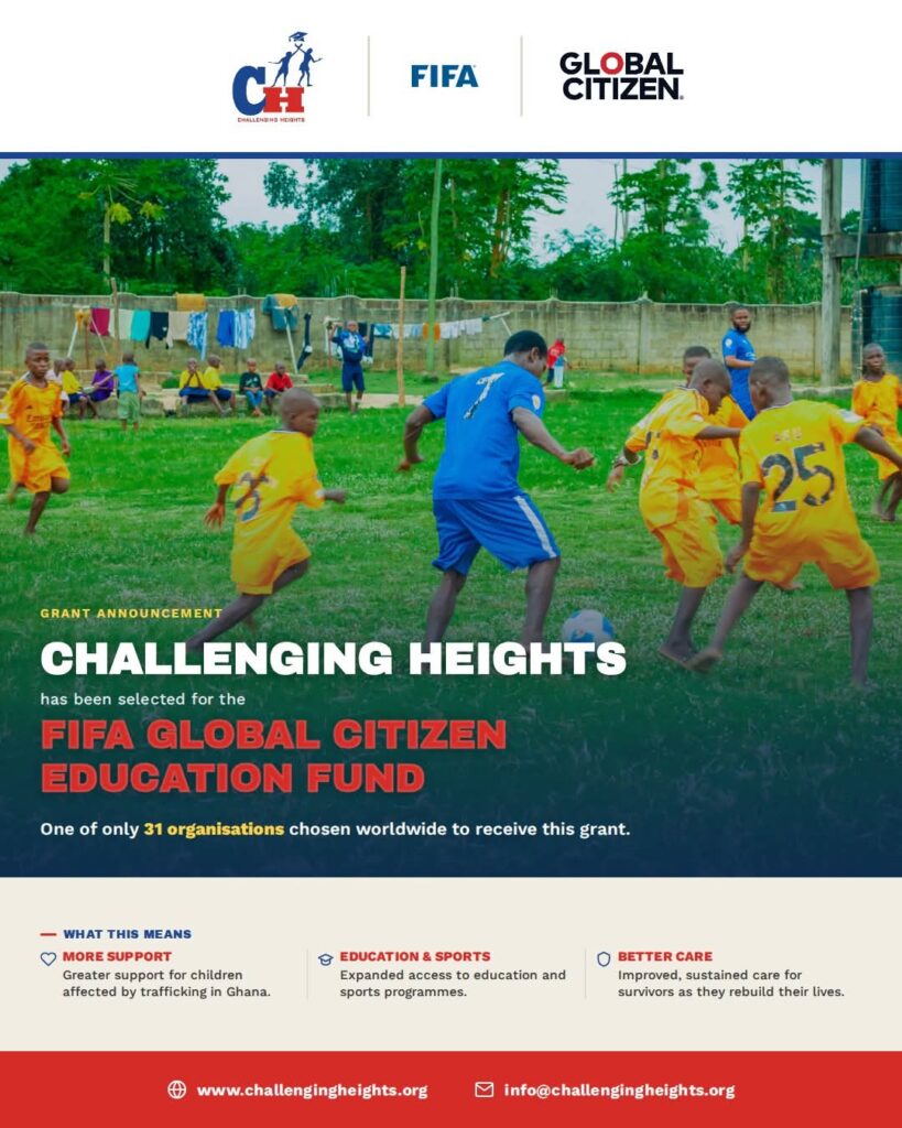 Challenging Heights selected for FIFA...