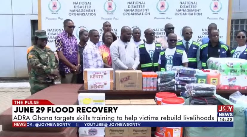 ADRA Ghana to train June 29 flood victims...