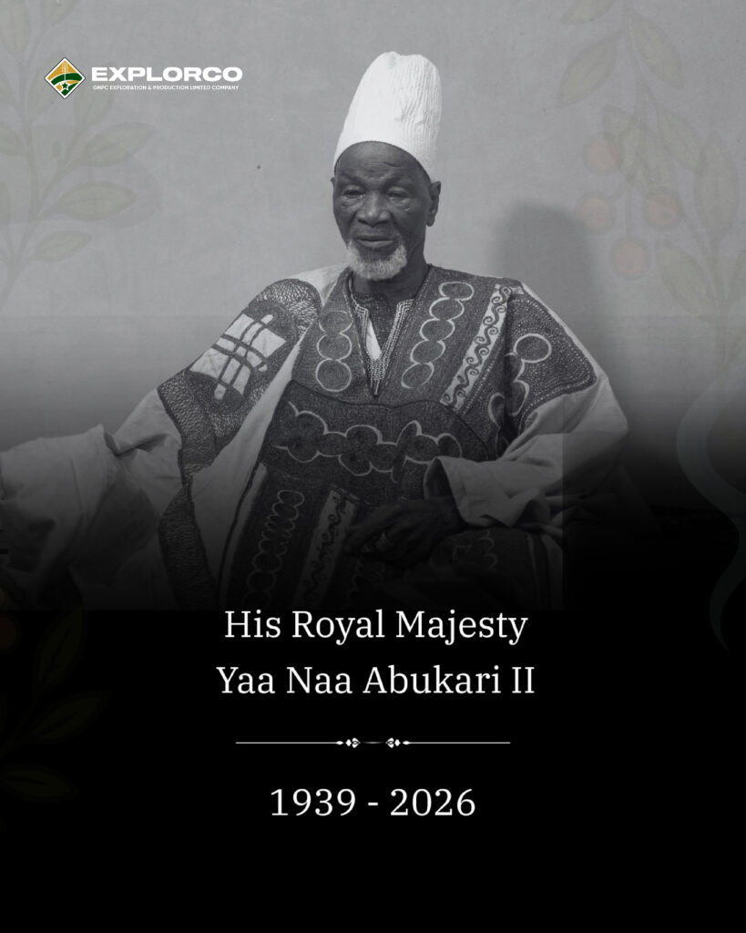 GNPC Explorco mourns the passing of the overlord of Dagbon,Yaa Naa Mahama Abukari II
