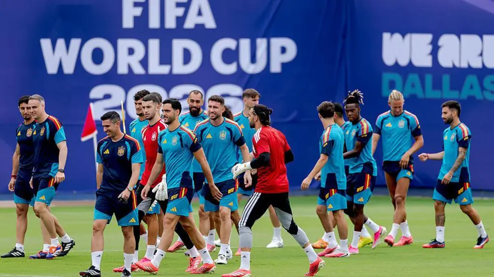Spain training session cancelled before...
