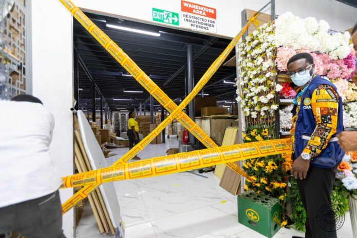 GRA uncovers tax compliance breaches at China Mall operator, partially seals warehouse