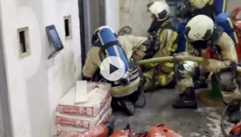 Several found dead in lift shaft after fire in central Brussels building