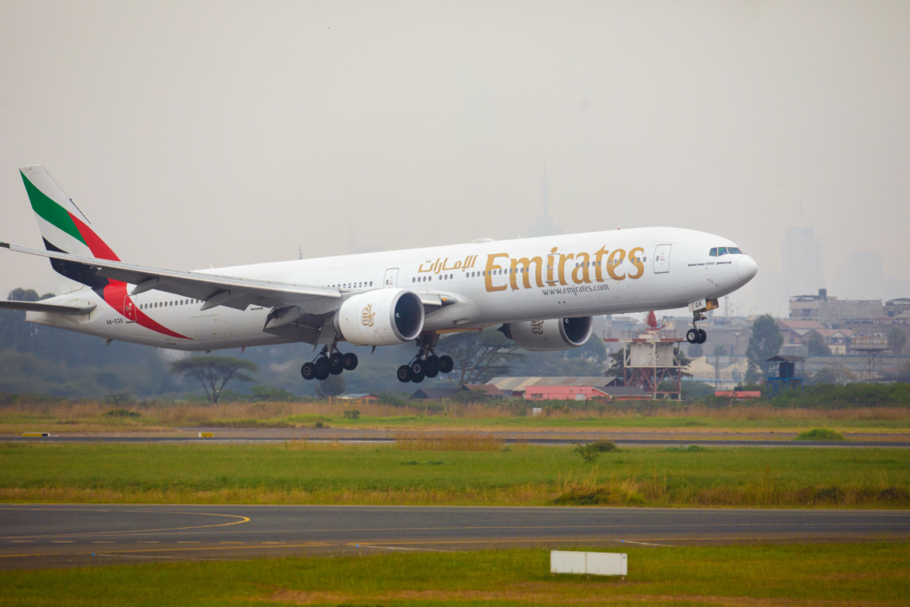 Emirates flight EK789 touches down in Accra for the first time