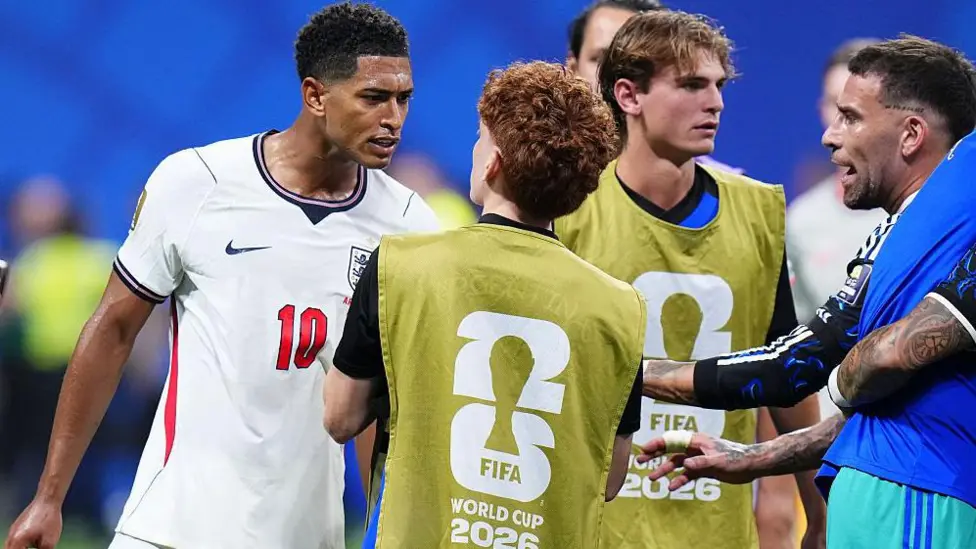 Bellingham faces possible FIFA action after appearing to slap Argentina substitute Barco