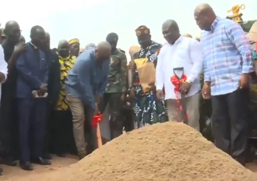 Mahama cuts sod for flagship 24-Hour...