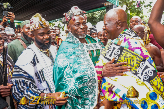 Asantehene hosts Yagbonwura at Manhyia...