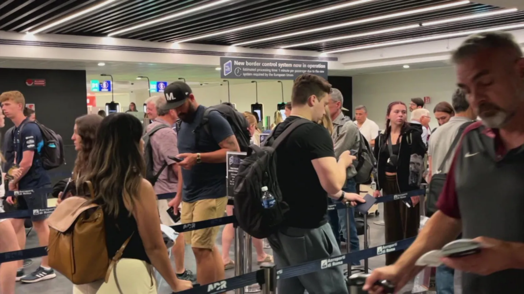 New EU border system tripling time at...