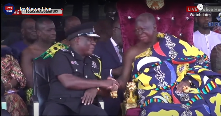 Otumfuo Osei Tutu II commends IGP Yohuno,...