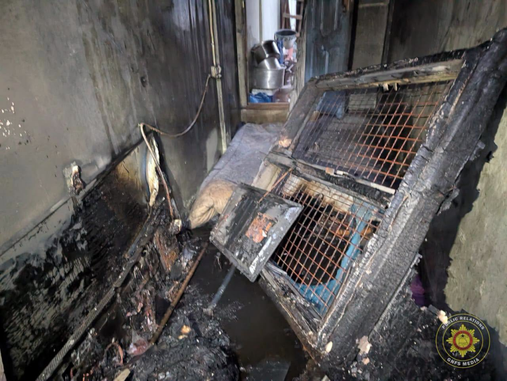 Firefighters contain separate fires at Weija and Kasoa