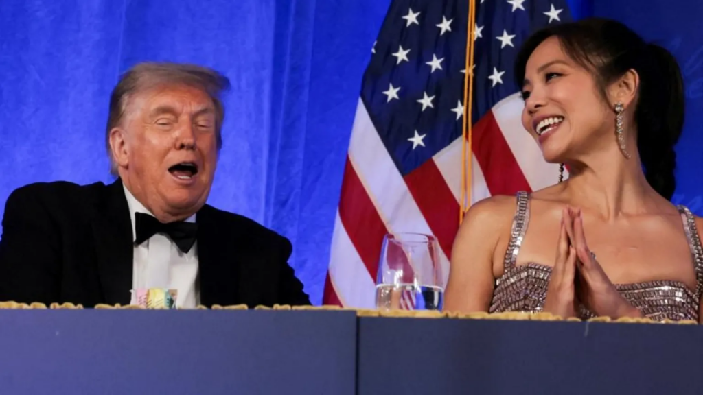Trump takes swipes at press during White...