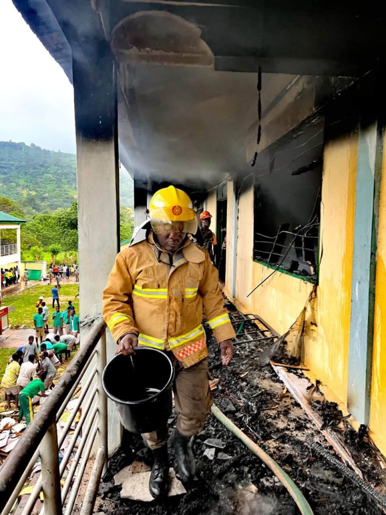 Six students injured as fire destroys House Master’s apartment at Leklebi SHS