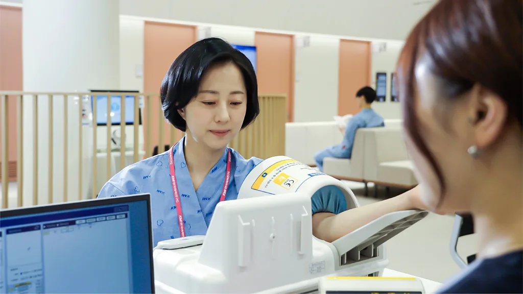 Blood tests and ultrasounds: Korea is...