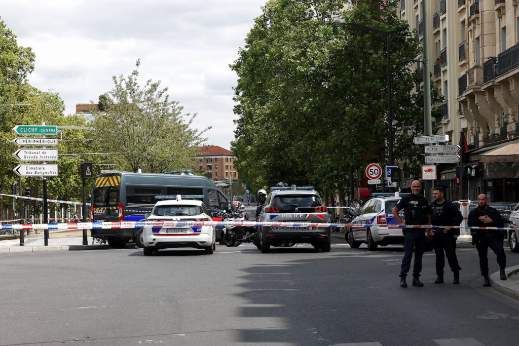 French police arrest man after knife...