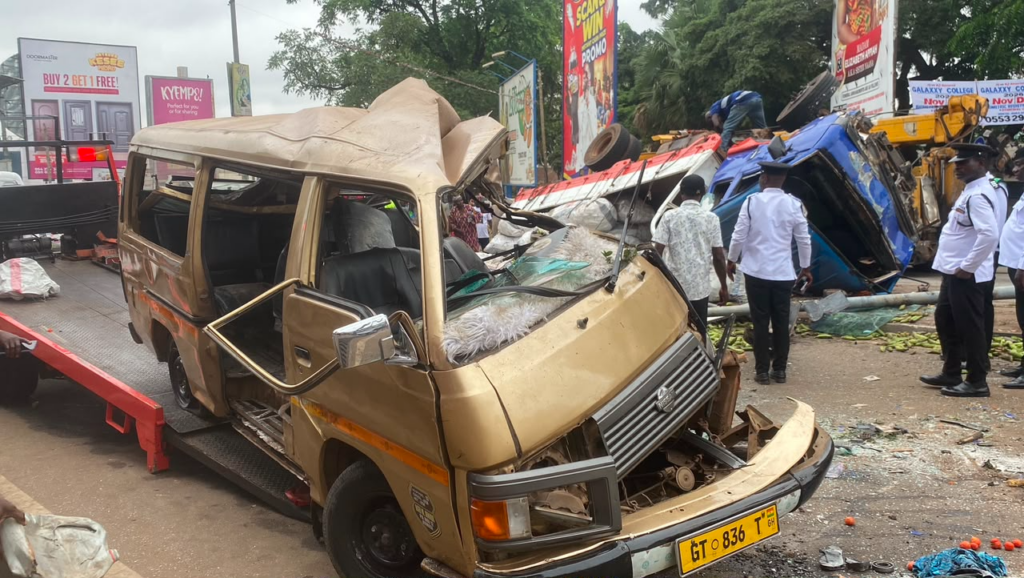 5 critically injured in accident at Asafo...