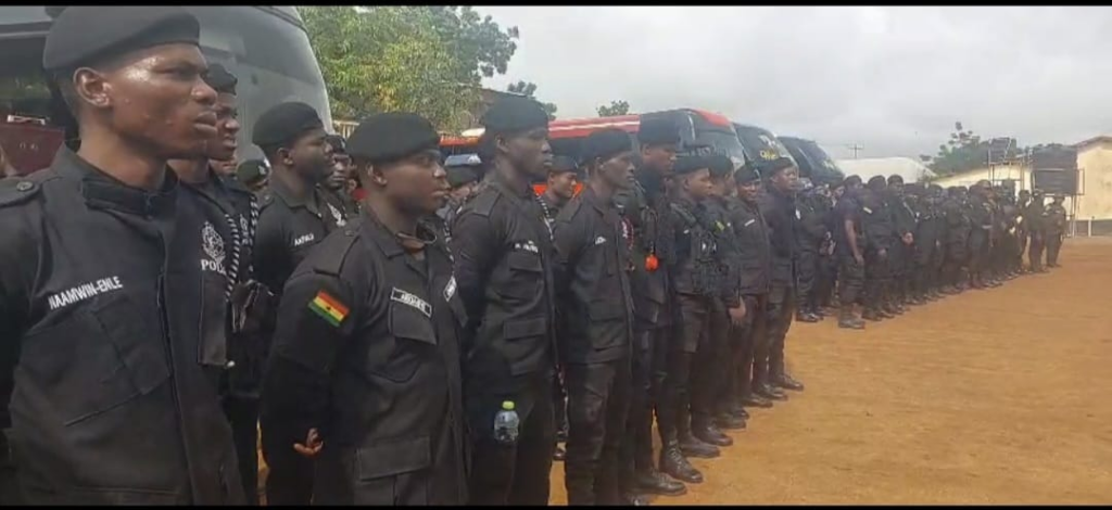400 police officers deployed to support the enskinment of the Kpampayaa Naa Yakubu in Yendi