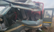 Benz Sprinter carrying 11 school pupils crashes into tipper truck on Dzorwulu–Accra Mall stretch