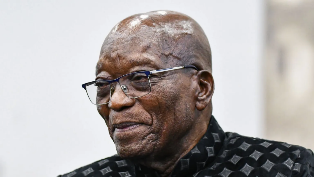 Zuma showing South Africa ‘middle finger’...