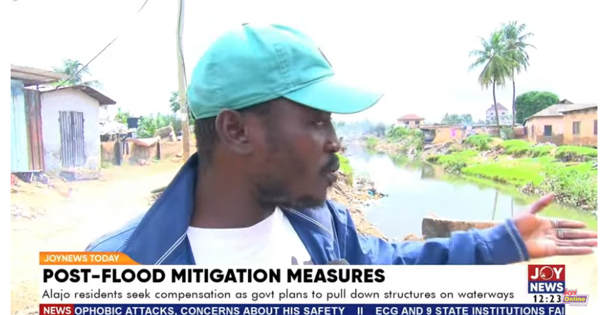 Alajo residents seek compensation ahead of planned demolition of waterways structures