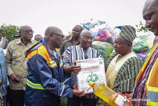 Bawumia donates relief items to June 29...