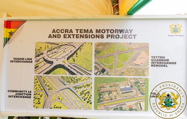 Accra-Tema Motorway reconstruction 48%...