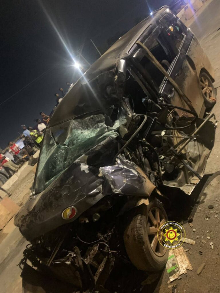 One dead, eight injured in head-on crash...