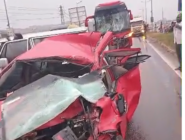 One seriously injured as four vehicles crash on Ofankor–Pokuase stretch days after fatal accident