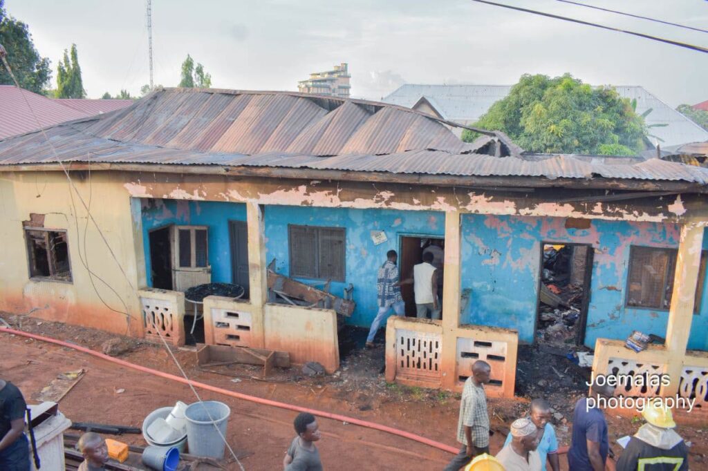 GNFS rescues two girls trapped in fire at late Dr Murtala Mohammed's family house